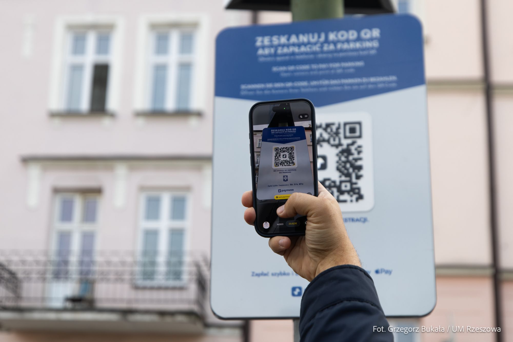 System płatności parkingowych Paymove, fot. Grzegorz Bukała / Urząd Miasta Rzeszowa