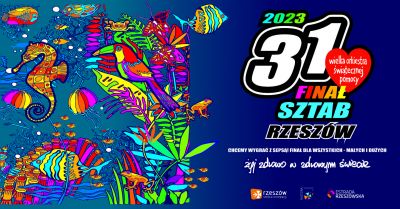 Grafika promująca WOŚP 2023