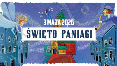 Grafika promująca wydarzenie. Przygotowana na podstawie obrazu ?Paniaga? autorstwa Leszka Kuchniaka.