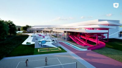 zdjęcie z projektu zwycięskiej koncepcji aquaparku w Rzeszowie